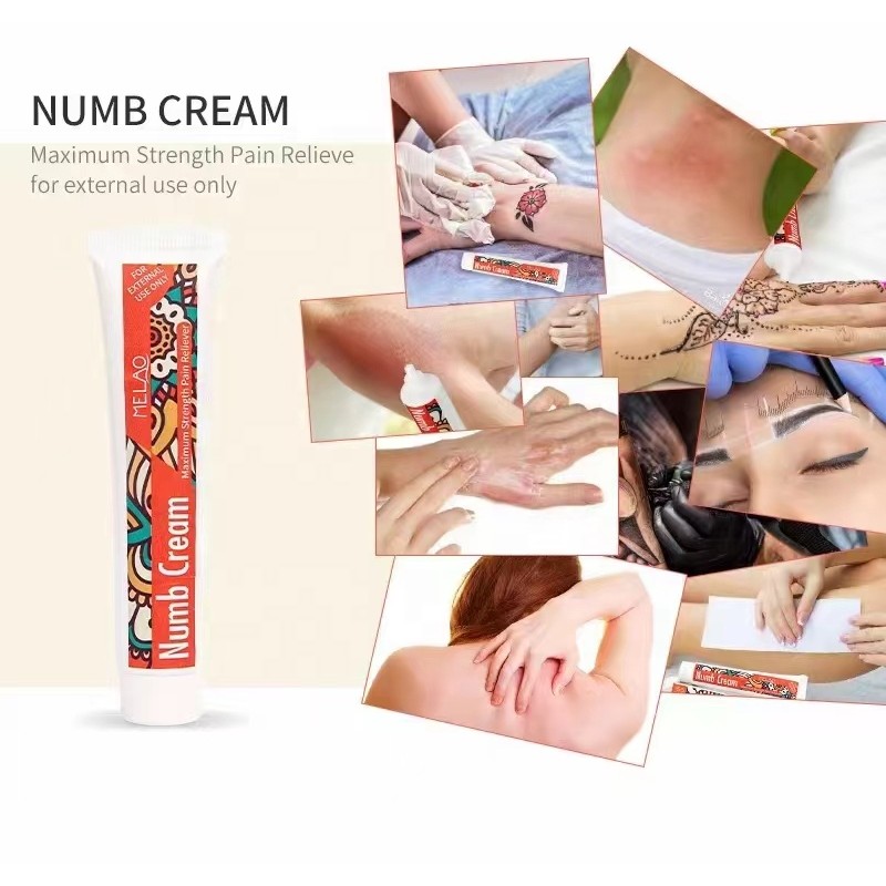 Tattoo Numbing Cream Supplier - OEM Pain Relief Cream for Eyebrow Microblading