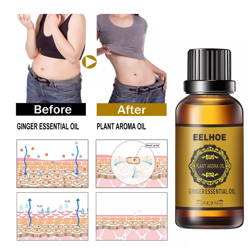 Ginger Massage Oil Supplier - 10ml Waist Weight Loss Essential Oil