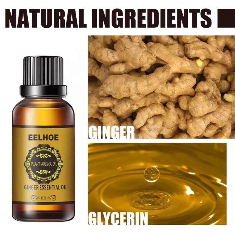 Slimming Essential Oil Manufacturer - Pure Ginger Fat Burning Massage Oil