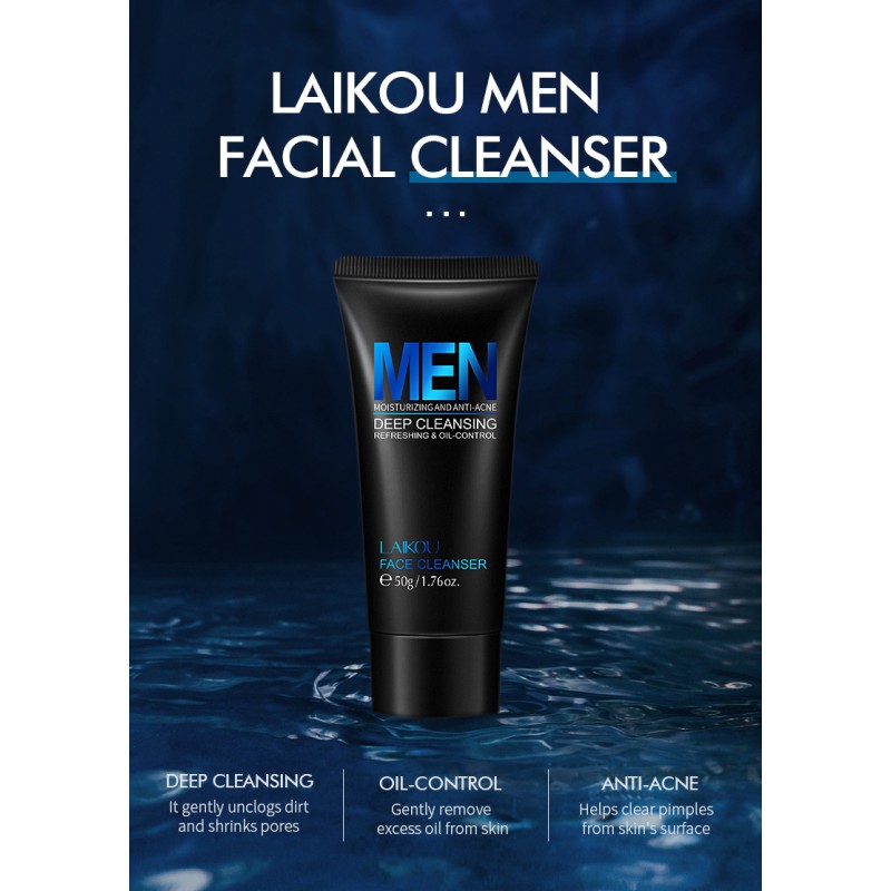 Face Wash Manufacturer - Natural Vegan Whitening Men Cleanser