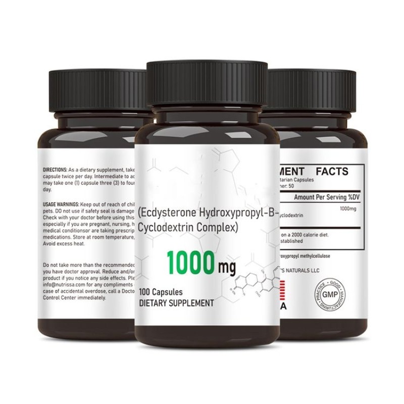 Ecdysterone Capsules Factory - 1000mg Natural Anabolic Capsules