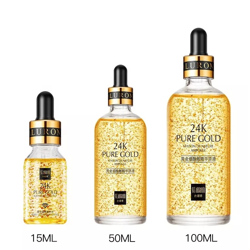 Vitamin C Serum Manufacturer - OEM/ODM Custom 24k Gold Anti Aging Face Serum
