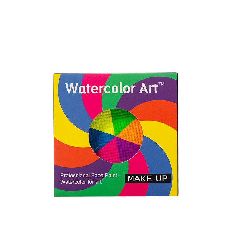 UV Paint Supplier - Rainbow UV Neon Temporary Body Paint Stick Water-Acivated Cosplay