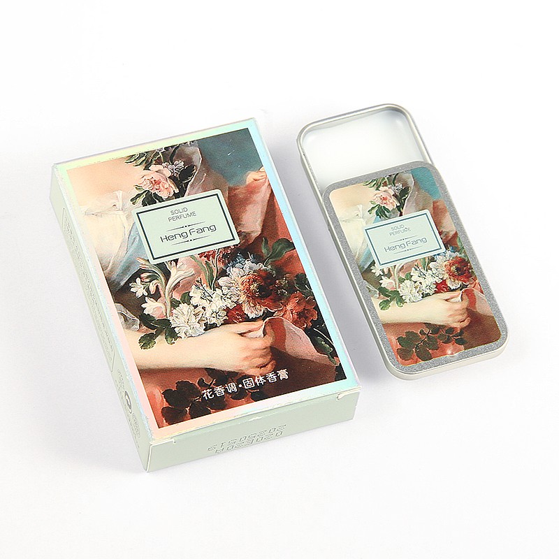 Solid Perfume Supplier - Solid Perfume for Men Women Floral Portable Round Box Balm