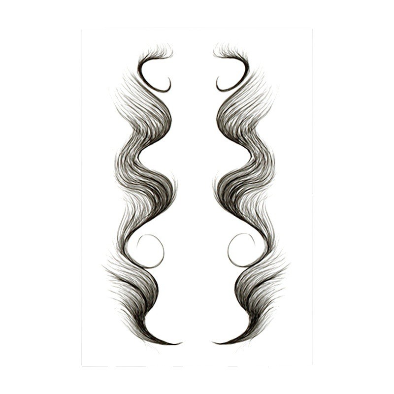 Hairline Tattoo Supplier - Beautiful Girl Hairline Temporary Tattoo Sticker 3D Sexy