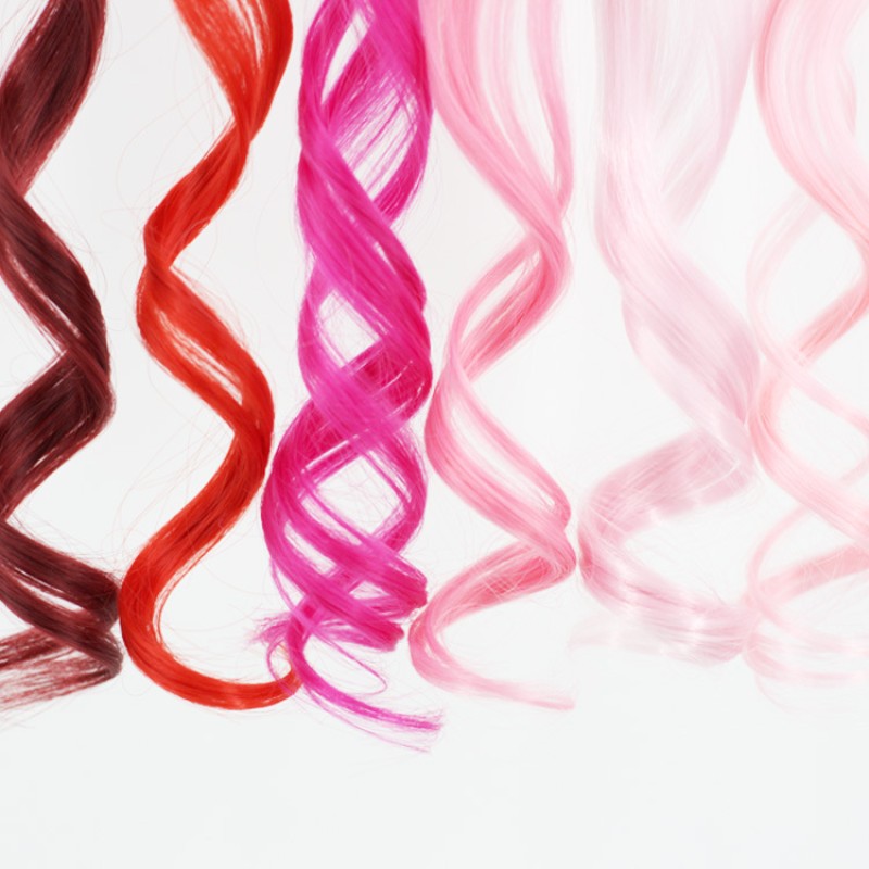 Hair Extension Supplier - Cheap Party Highlights Curling Hair Colorful Synthetic Hair