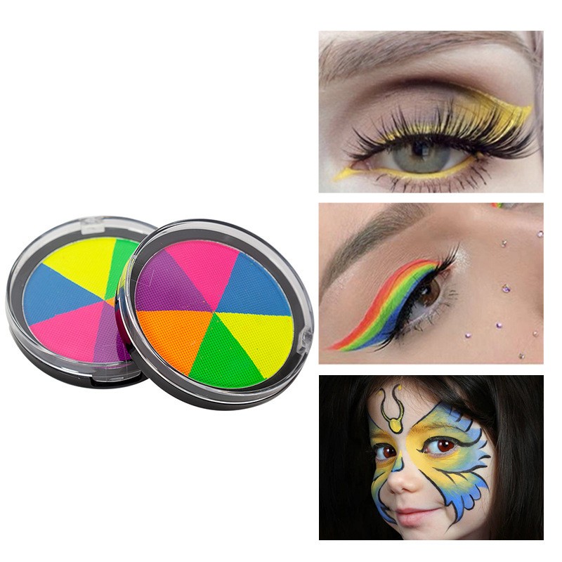 Body Paint Manufacturer - Rainbow Face Body Paint Pigment 6-Color Water-Based Makeup