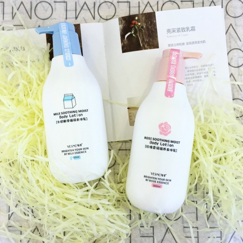 Body Lotion Manufacturer - High Quality Natural Formula Organic Milk Rose Body Lotion