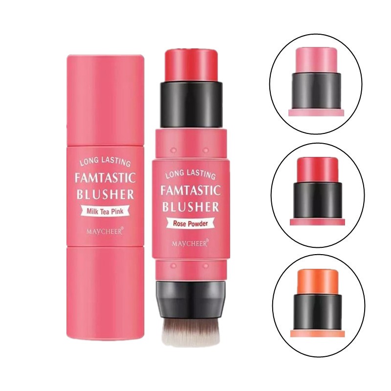 Blush Stick Factory - Wholesale Double Head Blush Tint 3 Colors Cruelty Free Stick