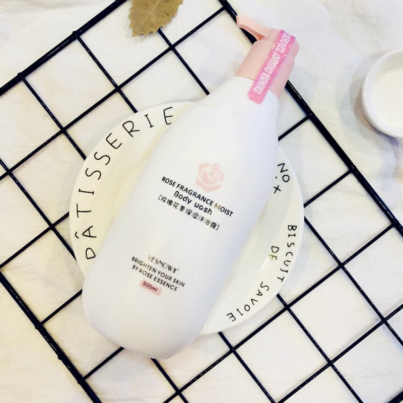 Shower Gel Supplier - Wholesale Smoothing Moisturizing Milk Rose Shower Gel 500ml