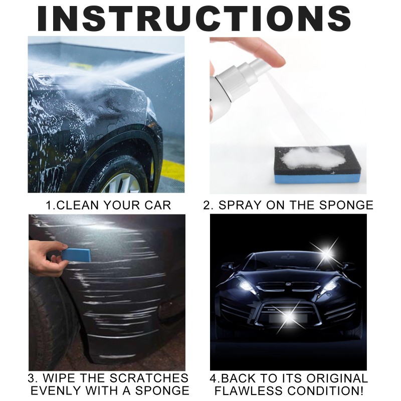 Scratch Repair Supplier - New Arrival Car Scratch Repair Spray Surface Scratch Removal