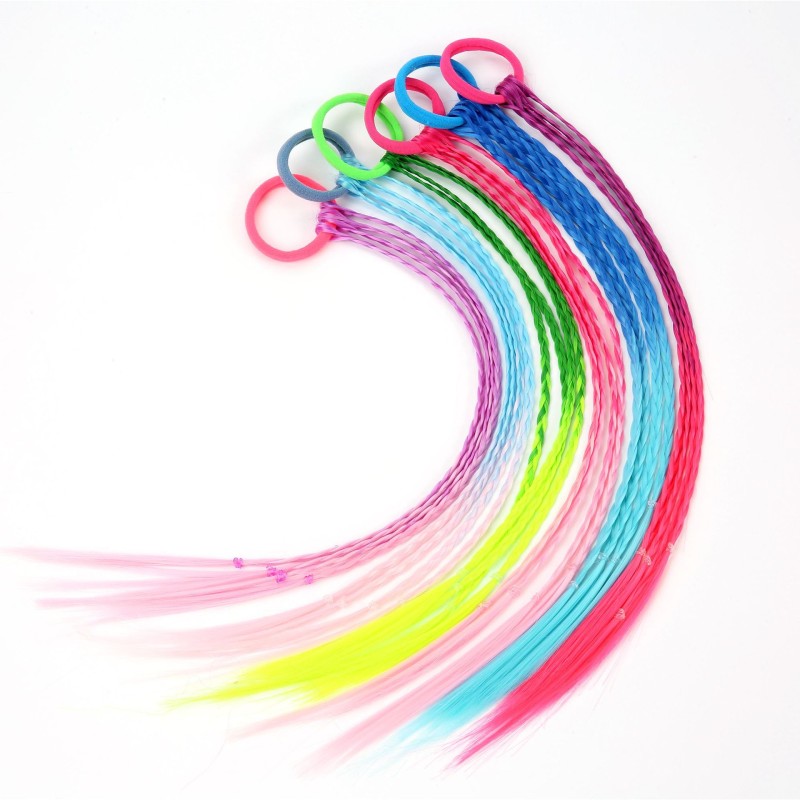 Hair Tie Manufacturer - Cute Kid Ponytail Holder Ombre Color Hair Tie Girls Sweet