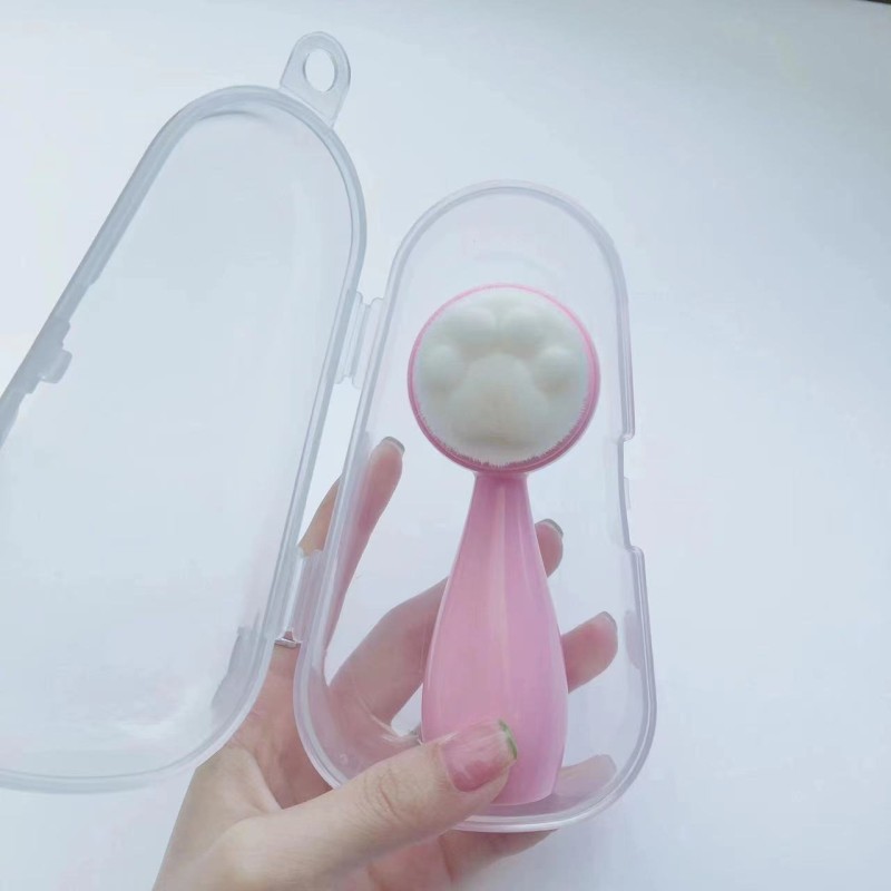 Facial Brush Factory - Cute 2 in 1 Plastic Facial Massage Brush Deep Pore Cleansing