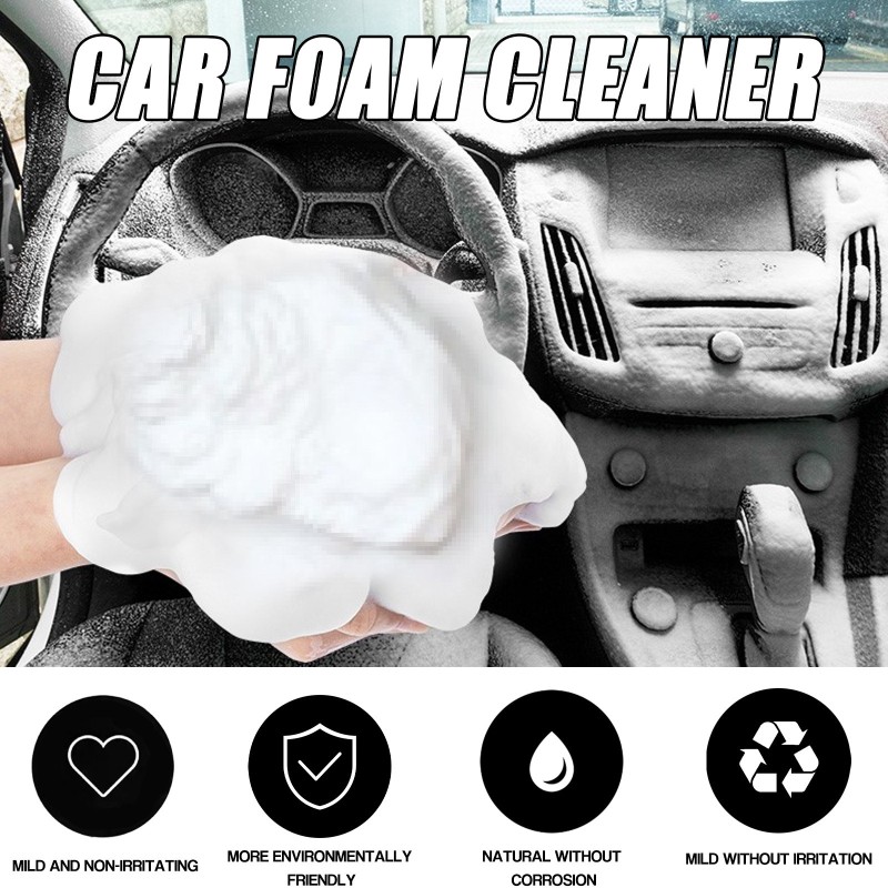 Car Cleaner Supplier - Wholesale 60ml Car Interior Foam Cleaner Wash Free Decontamination