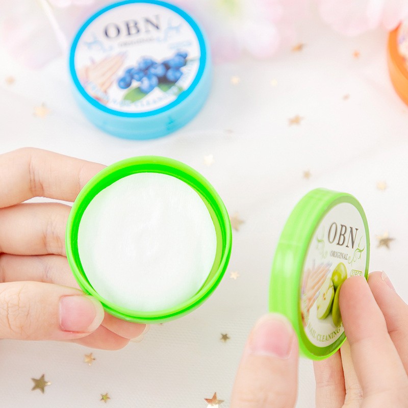 Nail Remover Tissue Factory - Nail Polish Remover Cotton Pads 6 Fruit Flavors Tissue