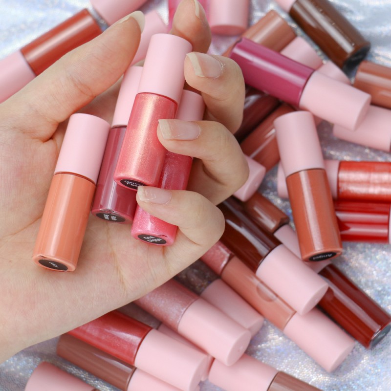 Liquid Lipstick Supplier - Matte Liquid Rose Makeup Cosmetics Cream Lipgloss Multi Colors