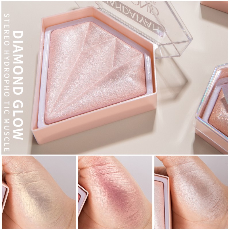 Pressed Powder Factory - HANDAIYAN Mineral Bronzer Highlighter 5 Colors Waterproof