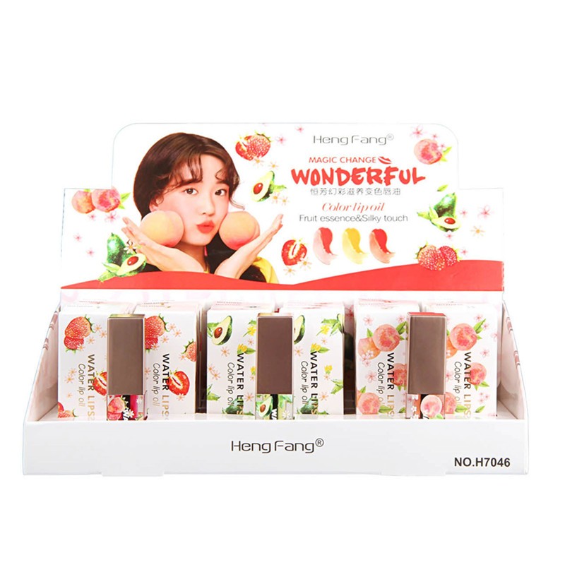 Lip Oil Manufacturer - HengFang Water Lips Color Changing Lip Oil Fruit Flavor
