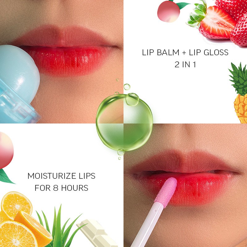 Lip Balm Factory - No Logo Wholesale Organic Magic Moisturizing 2 in 1 Lollipop