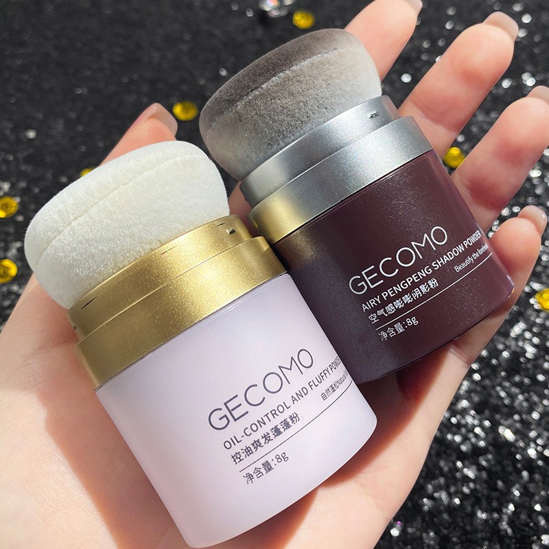 Hair Styling Supplier - GECOMO Fluffy Powder Puffs Hair Styling Powder with Puff