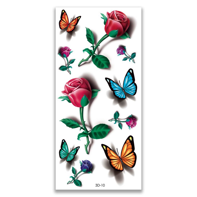 Body Sticker Factory - Temporary Body Waterless Tattoo Sticker Sexy Body Transfer