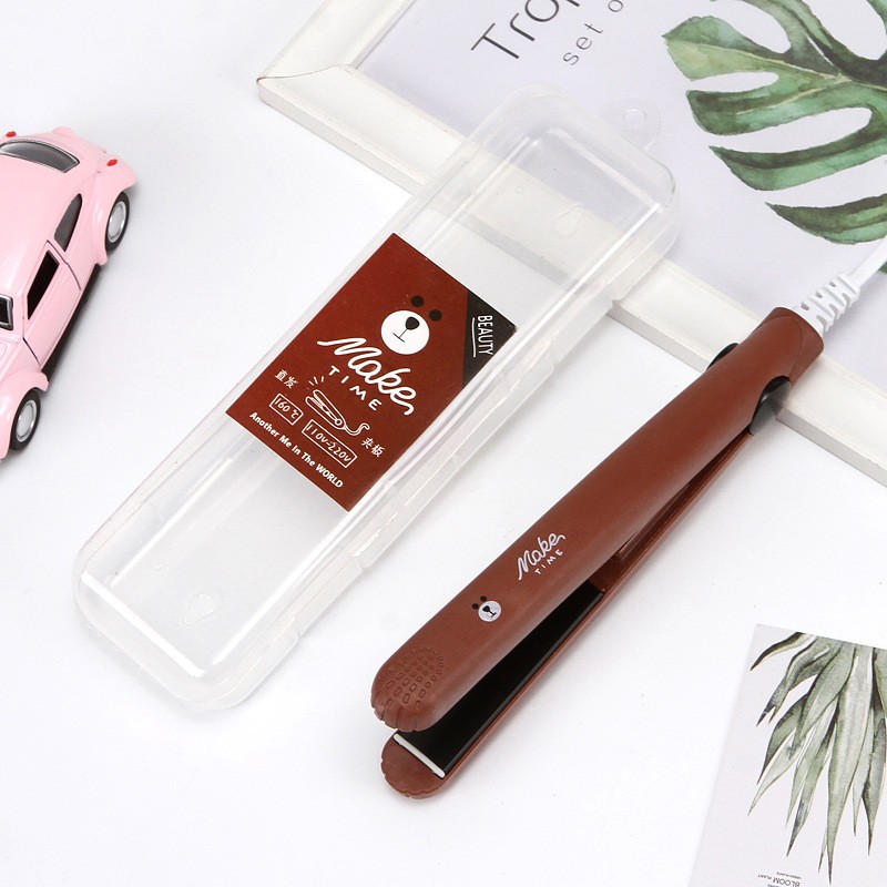Hair Iron Supplier - Mini Portable Steam Flat Hair Iron Straightener Curler Cute