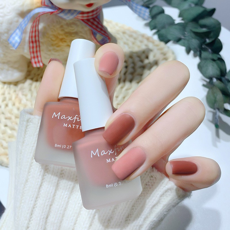 Nail Polish Manufacturer - Matte Nude Nail Polish Non Toxic Velvet Matte OEM