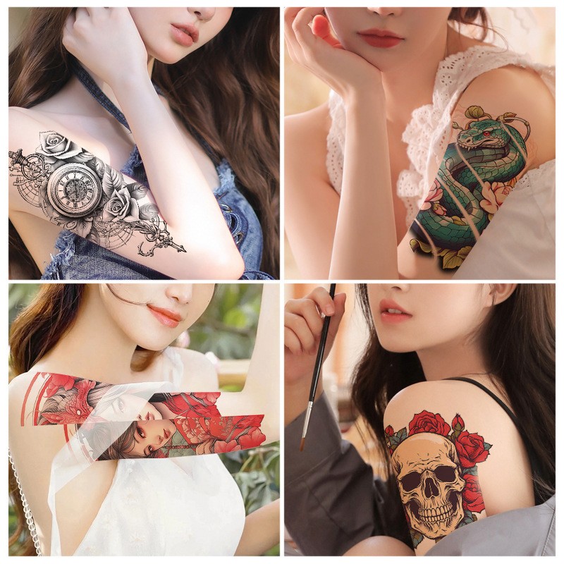 Tattoo Sticker Manufacturer - New Design Tattoo Sticker Men Women Full Arm Waterproof