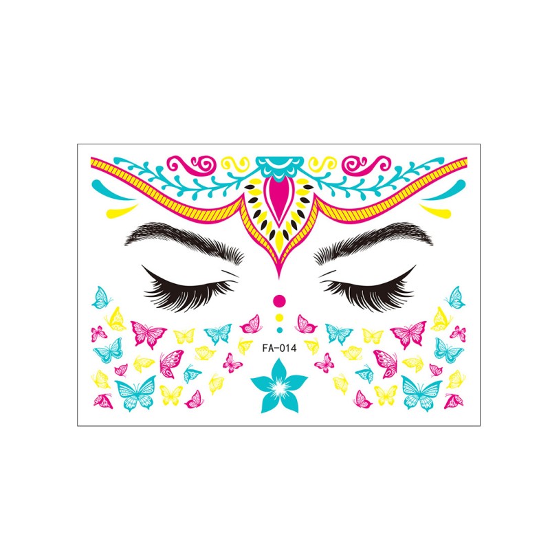 UV Tattoo Manufacturer - Custom Luminous Fluorescent UV Glow Dark Temporary Tattoo