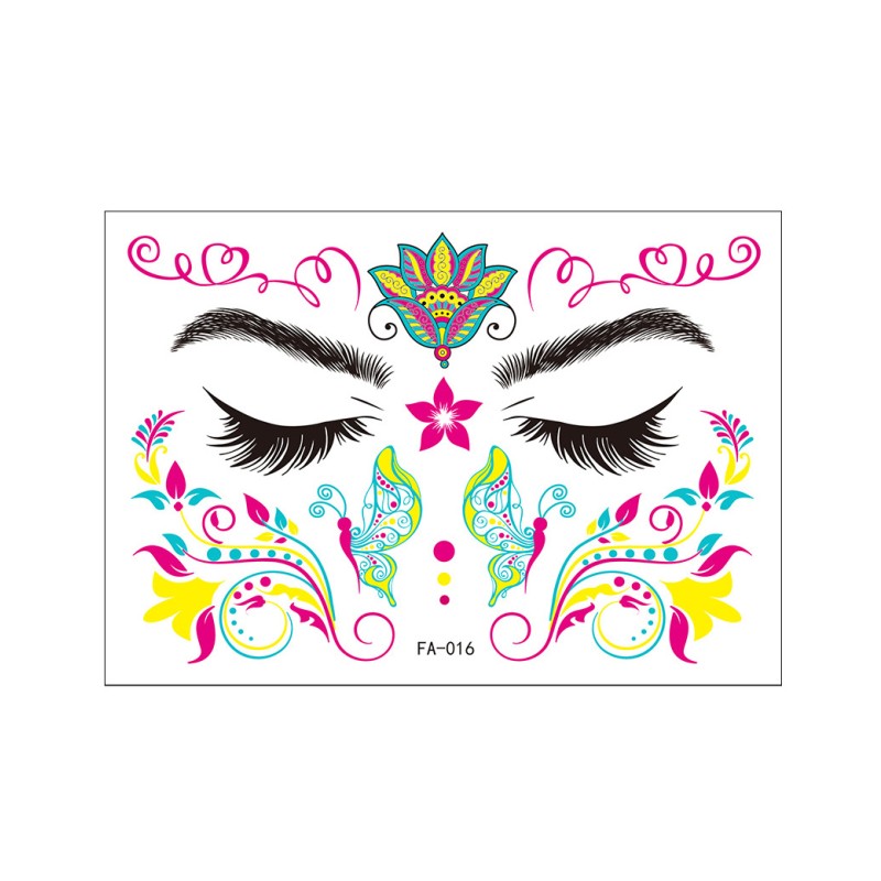 UV Tattoo Manufacturer - Custom Luminous Fluorescent UV Glow Dark Temporary Tattoo
