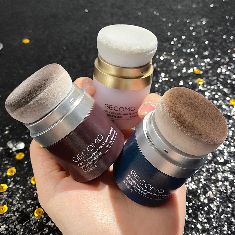 Hair Styling Supplier - GECOMO Fluffy Powder Puffs Hair Styling Powder with Puff