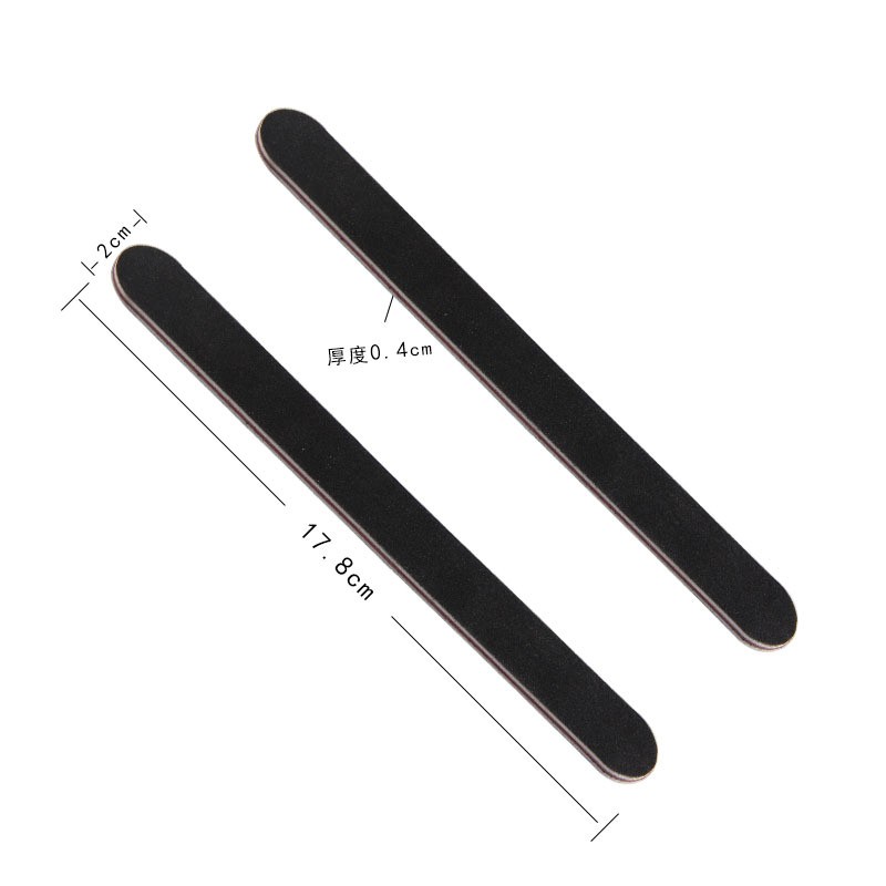 Nail File Manufacturer - Nail File Custom Logo Double Sided 100/180 Grit Emery