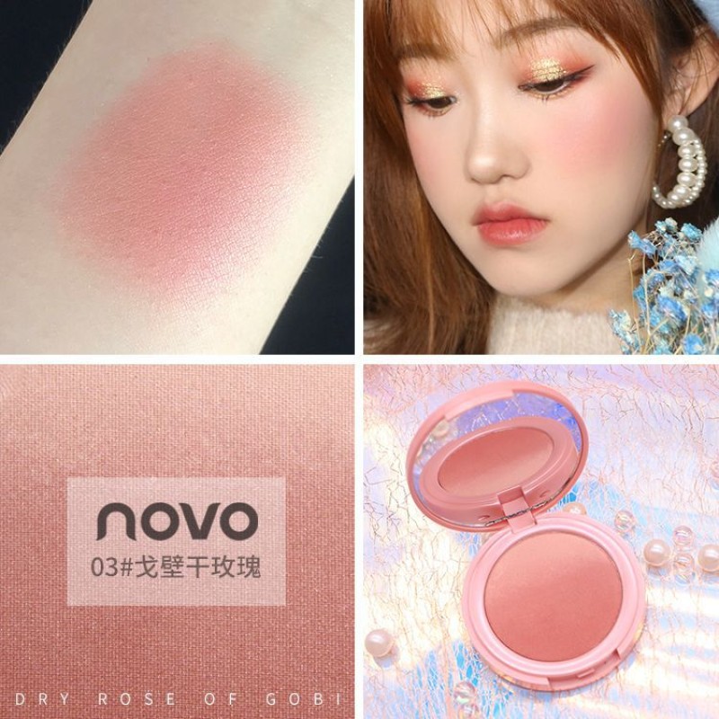 Blush Palette Factory - Novo 4 Colors Face Blush Palette Makeup Natural Mineral