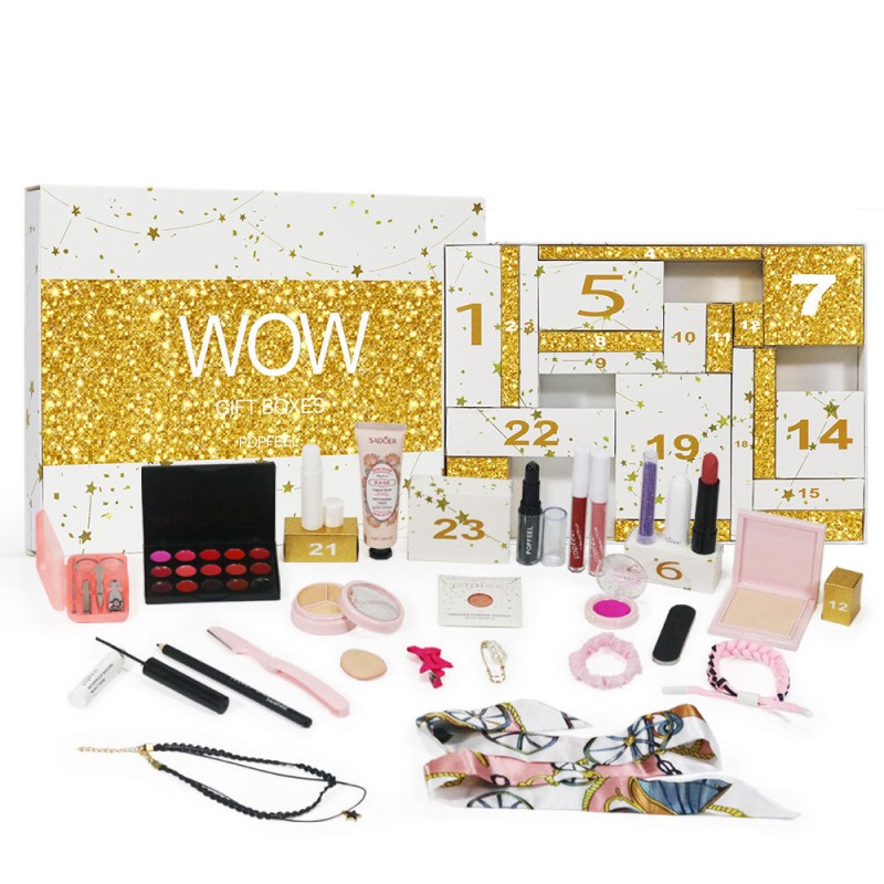 Christmas Set Manufacturer - 24pcs Christmas Lipstick Makeup Kit All-in-One Cosmetic