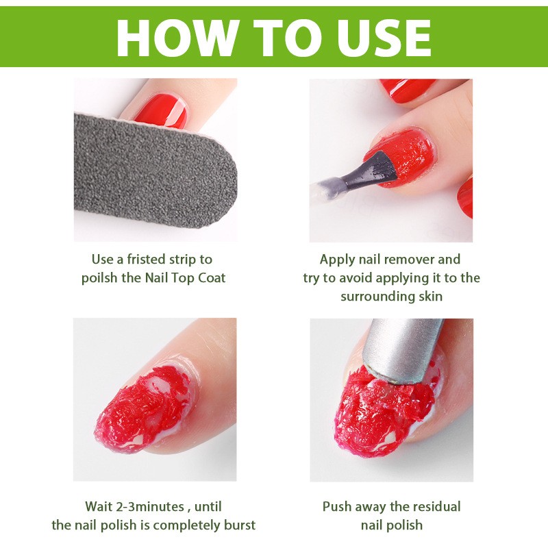 Nail Polish Remover Supplier - Magic Remover Liquid Gel Peel off Varnishes 2-3 MINS