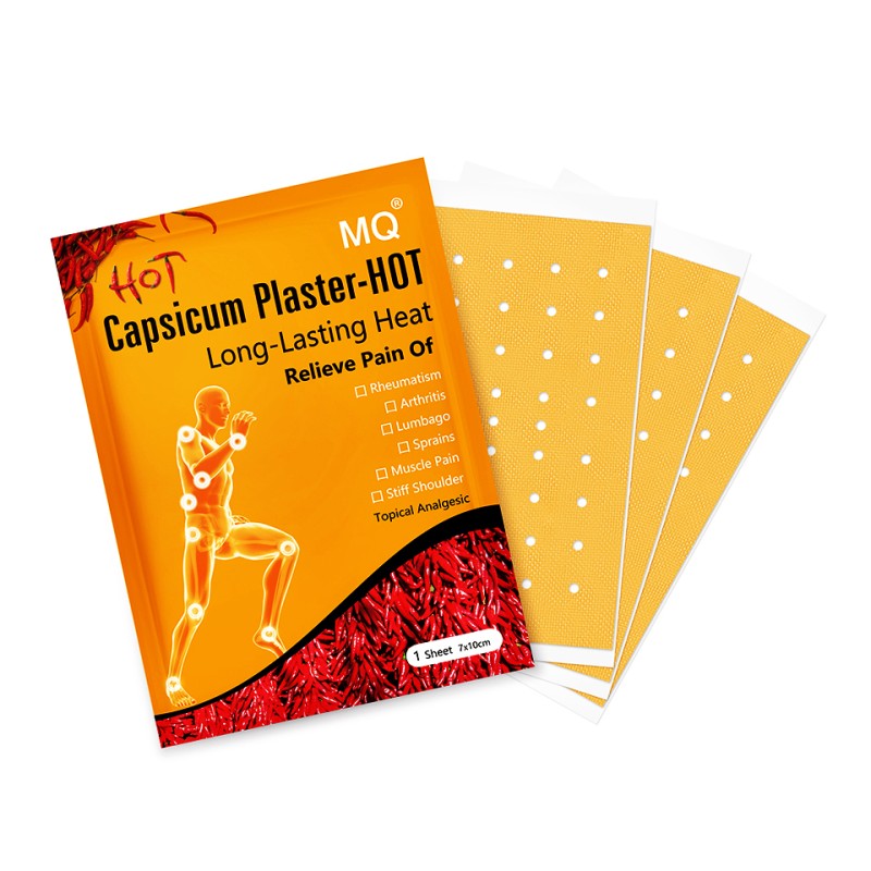 Pepper Plaster Manufacturer - Hot Pepper Plaster for Joint Pain Relief Arthritis 7x10cm