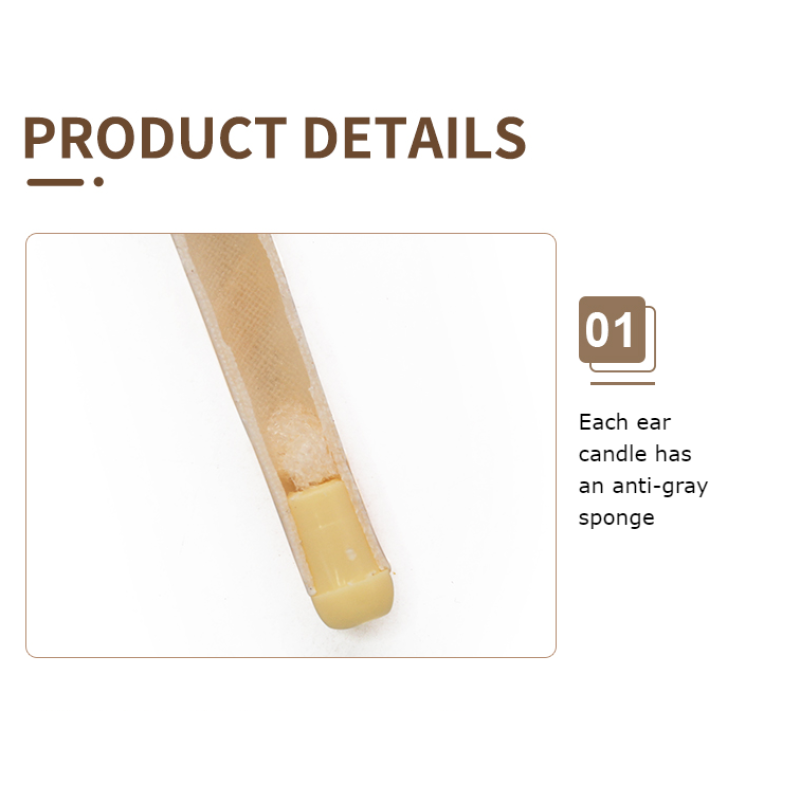 Ear Candle Supplier - Cheap Ear Wax Remove Pure Beeswax Hand-crafted Naturally OEM 10pcs
