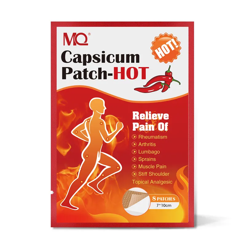 Capsicum Plaster Manufacturer - 8Pcs/Bag Pain Relief Back Pain Chili Patches Custom Logo