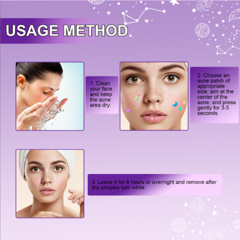 Colorful Acne Patch Manufacturer - 180PCS Colorful Pimple Patch Salicylic Acid Tea Tree Oil