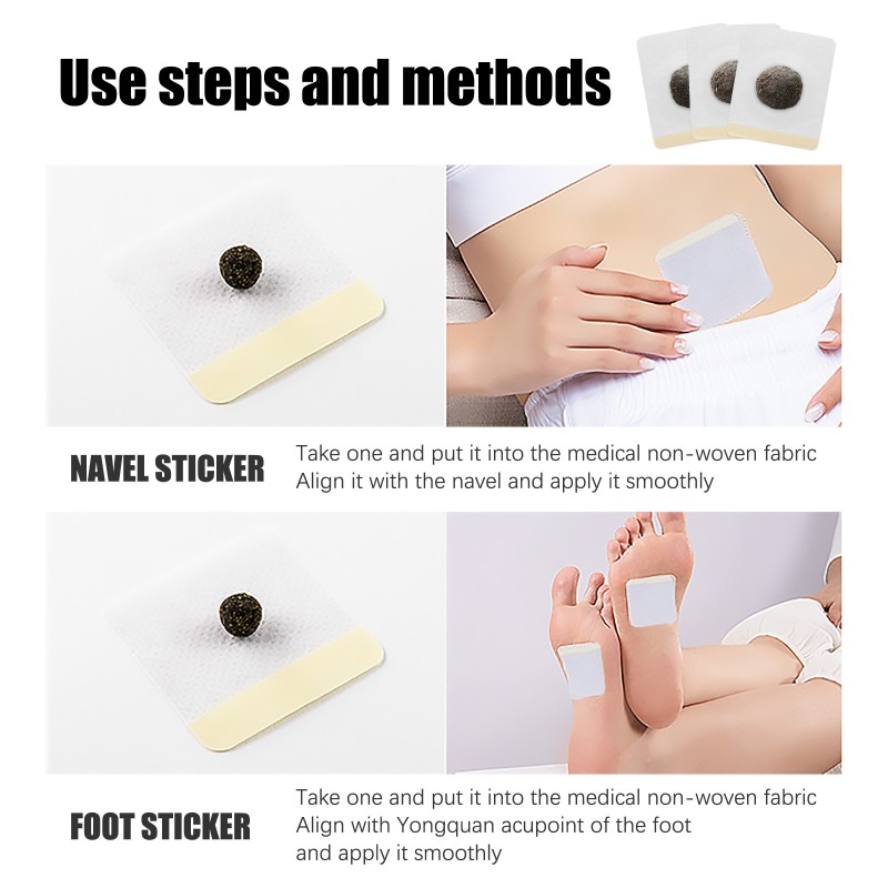 Body Shape Patch Factory - Hot Sales Non-woven 30pcs/Box Slimming Weight Loss Belly Button