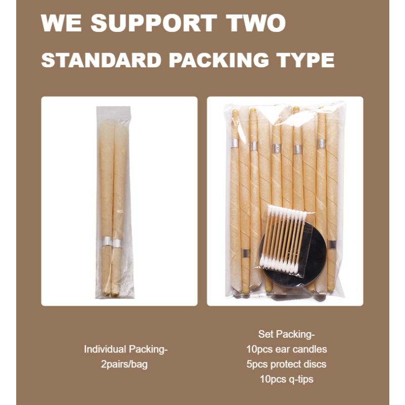 Ear Candle Supplier - Cheap Ear Wax Remove Pure Beeswax Hand-crafted Naturally OEM 10pcs