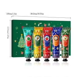 Hand Cream Supplier - Christmas Theme Hot Sale OEM ODM Skin Care 5pcs Moisturizing Hand