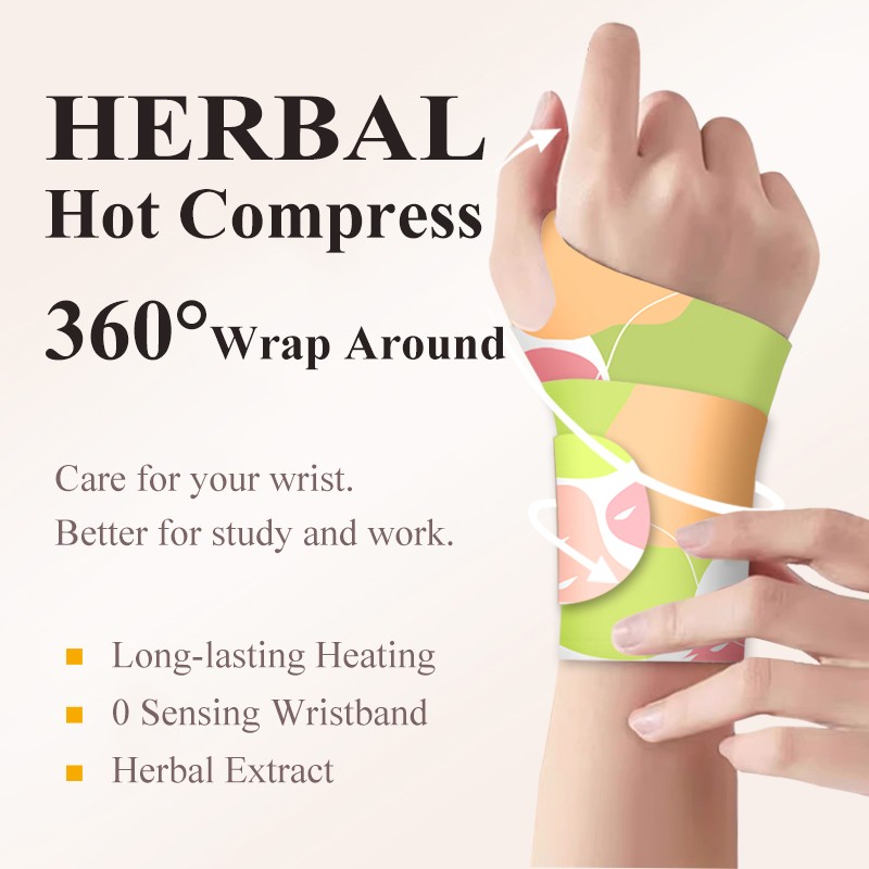 Herbal Tape Manufacturer - Thumb Traction Comfortable Long-lasting Hot Compress Herbal Heated Wrist