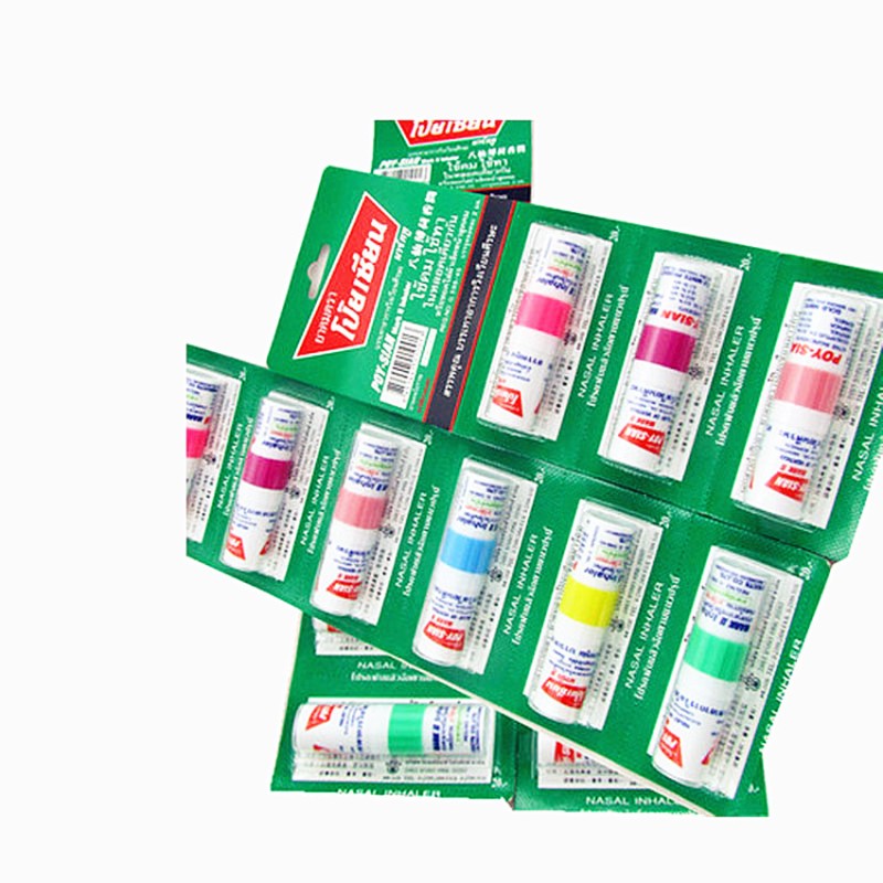 Aromatherapy Inhaler Factory - 6 Pcs/Sheet Refreshing Nasal Inhaler Wholesale Aromatic Stuffy Nose