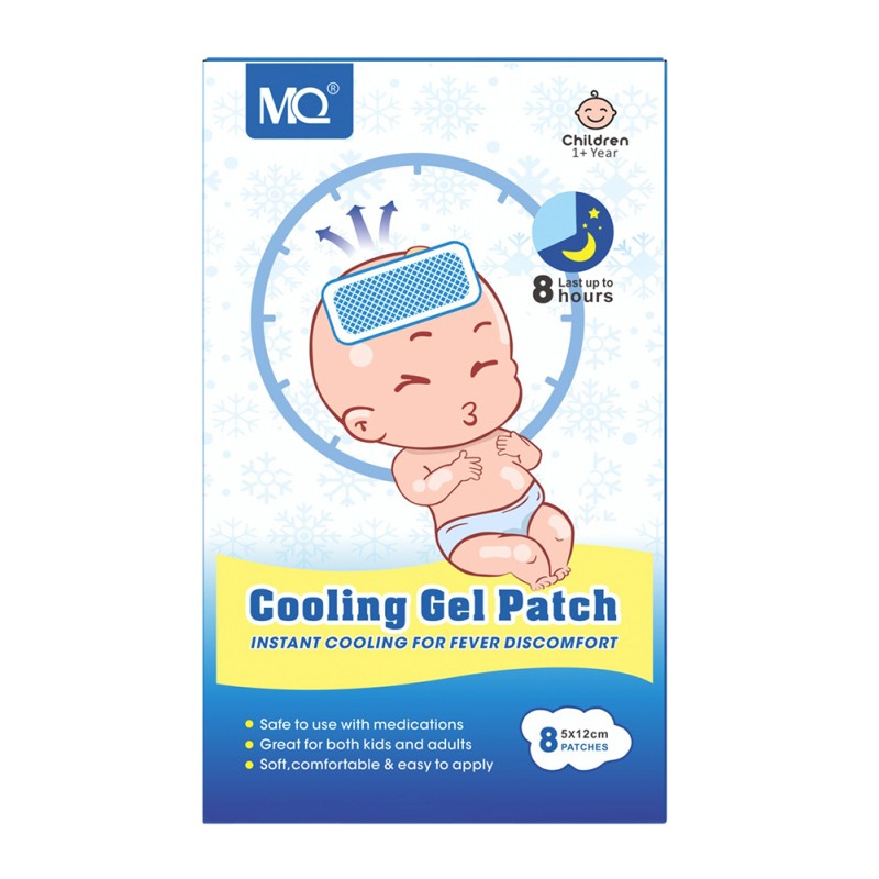 Cooling Patch Manufacturer - Medical Grade Gel Fever Patch for Baby Adults Long Lasting Cool