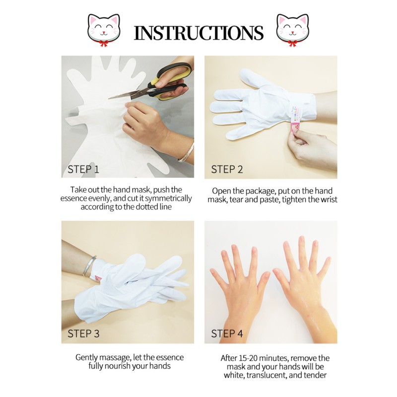 Organic Hand Mask Factory - Nicotinamide Hydrating Peel-Off