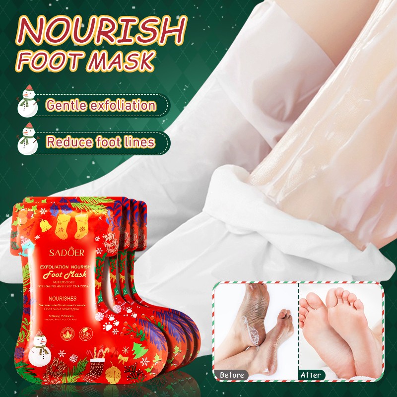 Foot Mask Sheet Supplier - Custom Aloe Vera Exfoliating