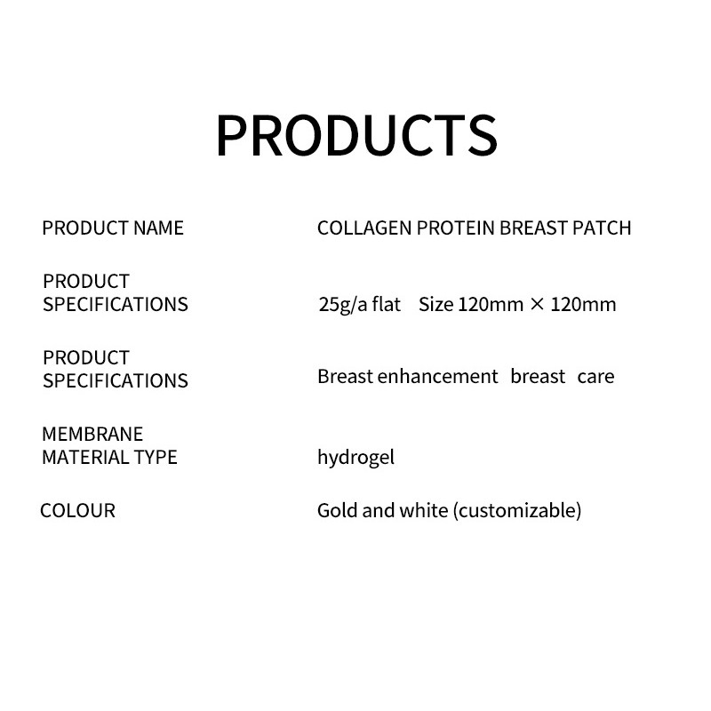 Breast Enhancement Patch Supplier - Custom Firming Lifting Gel