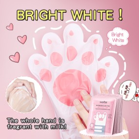 Hand Mask Gloves Manufacturer - Private Label Niacinamide Goat Milk