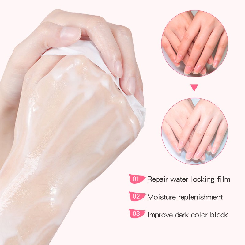 Hand Mask Gloves Manufacturer - Private Label Niacinamide Goat Milk
